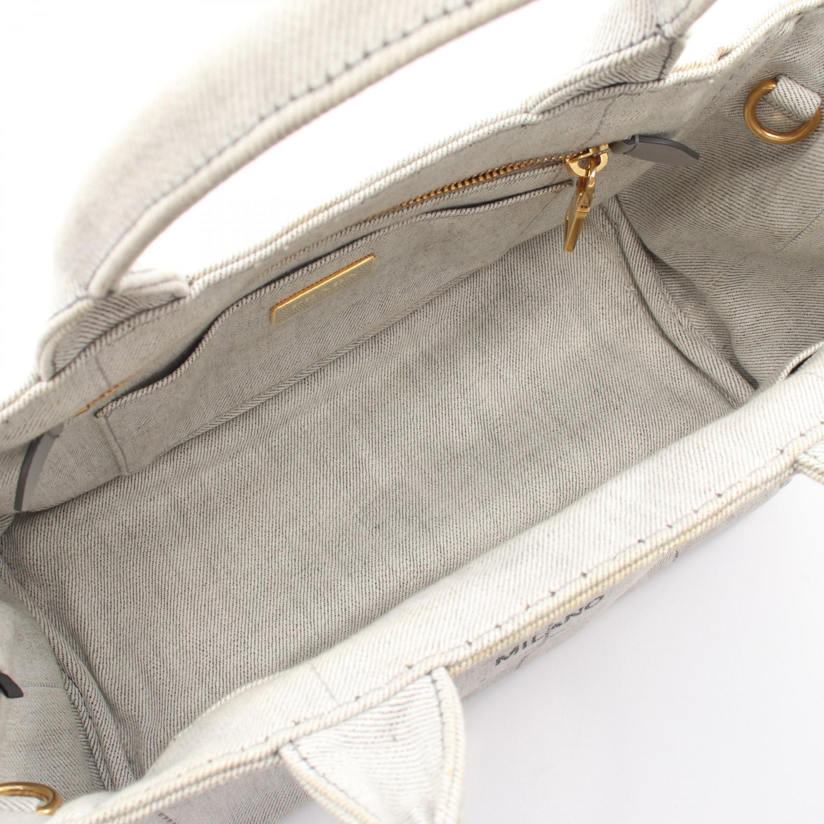 プラダ DENIM CANAPA トートバッグ