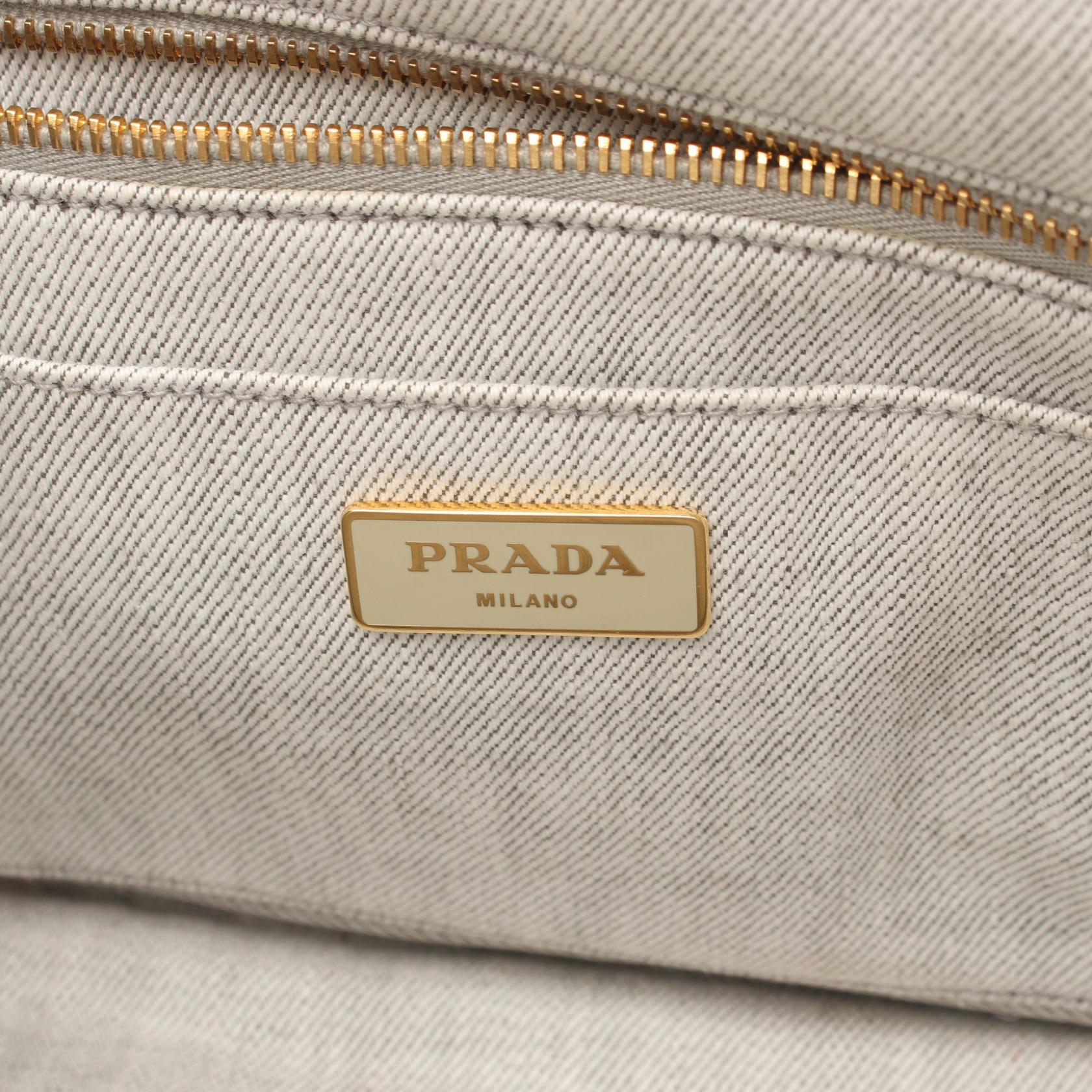 プラダ DENIM CANAPA トートバッグ