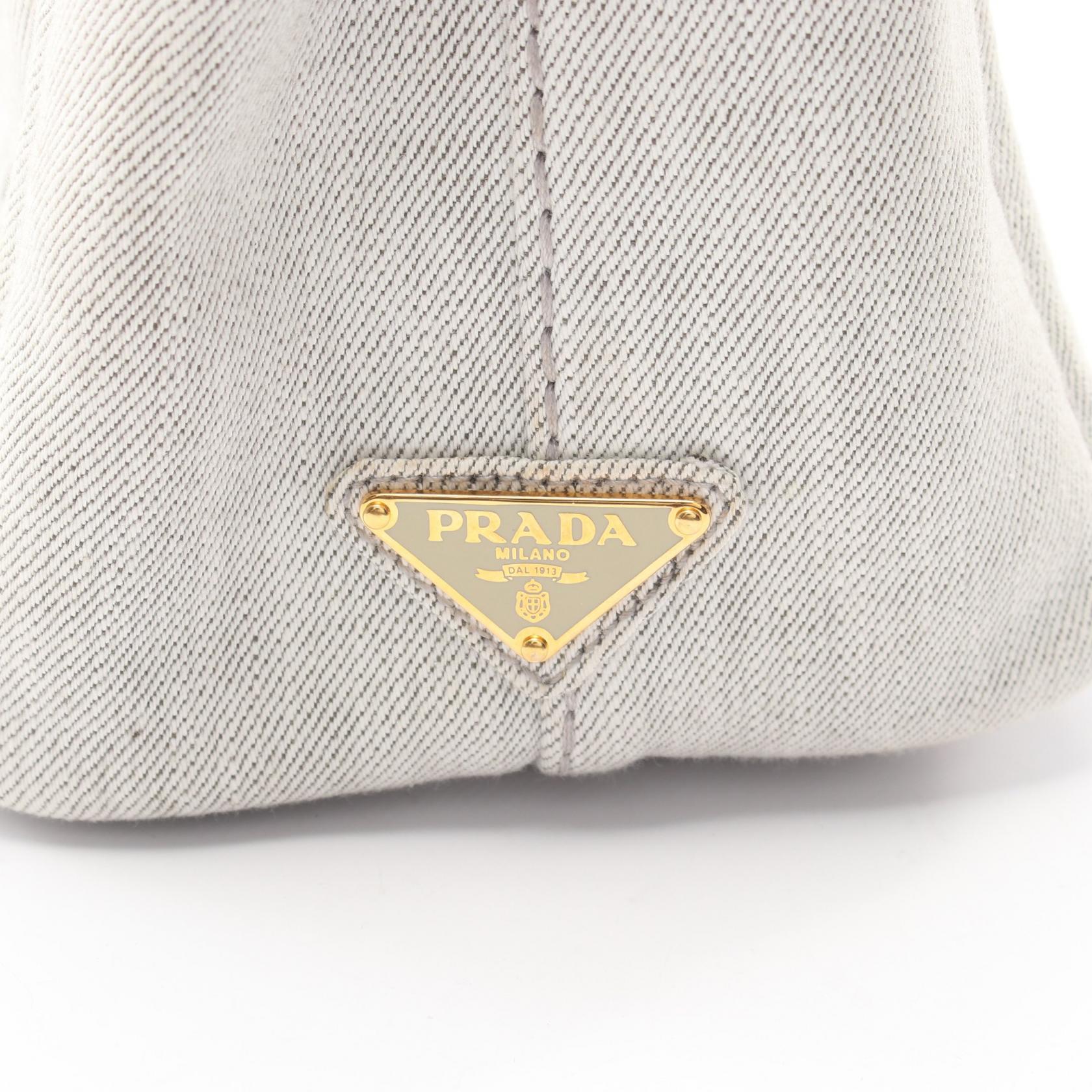 プラダ DENIM CANAPA トートバッグ