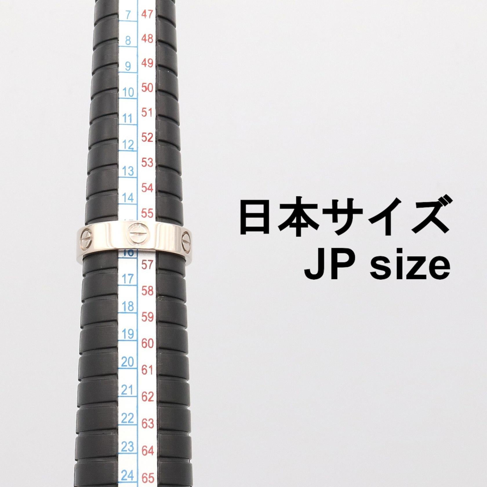 カルティエ ラブ Au750ホワイトゴールド リング 15.5号