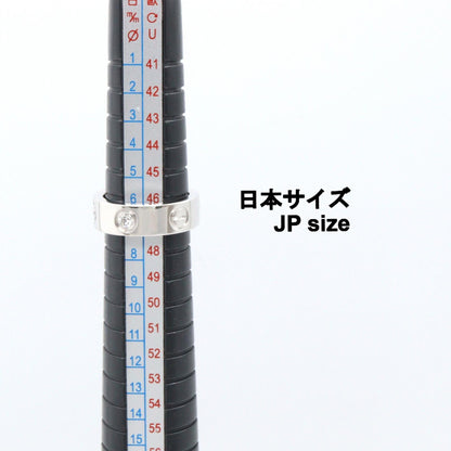 カルティエ ラブ K18WG ダイヤモンドリング 47号