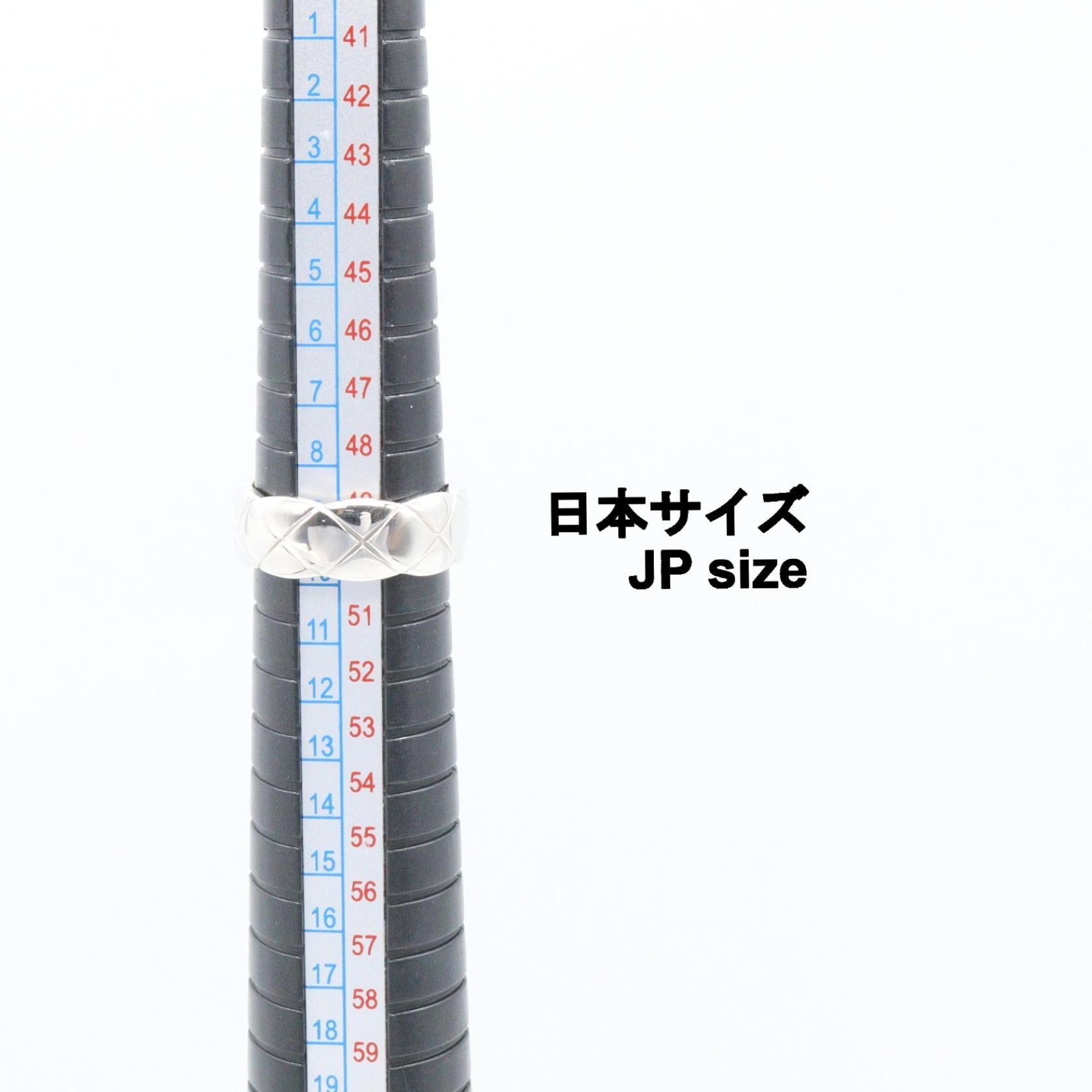 シャネル ココクラッシュ Au750ホワイトゴールド リング 9号