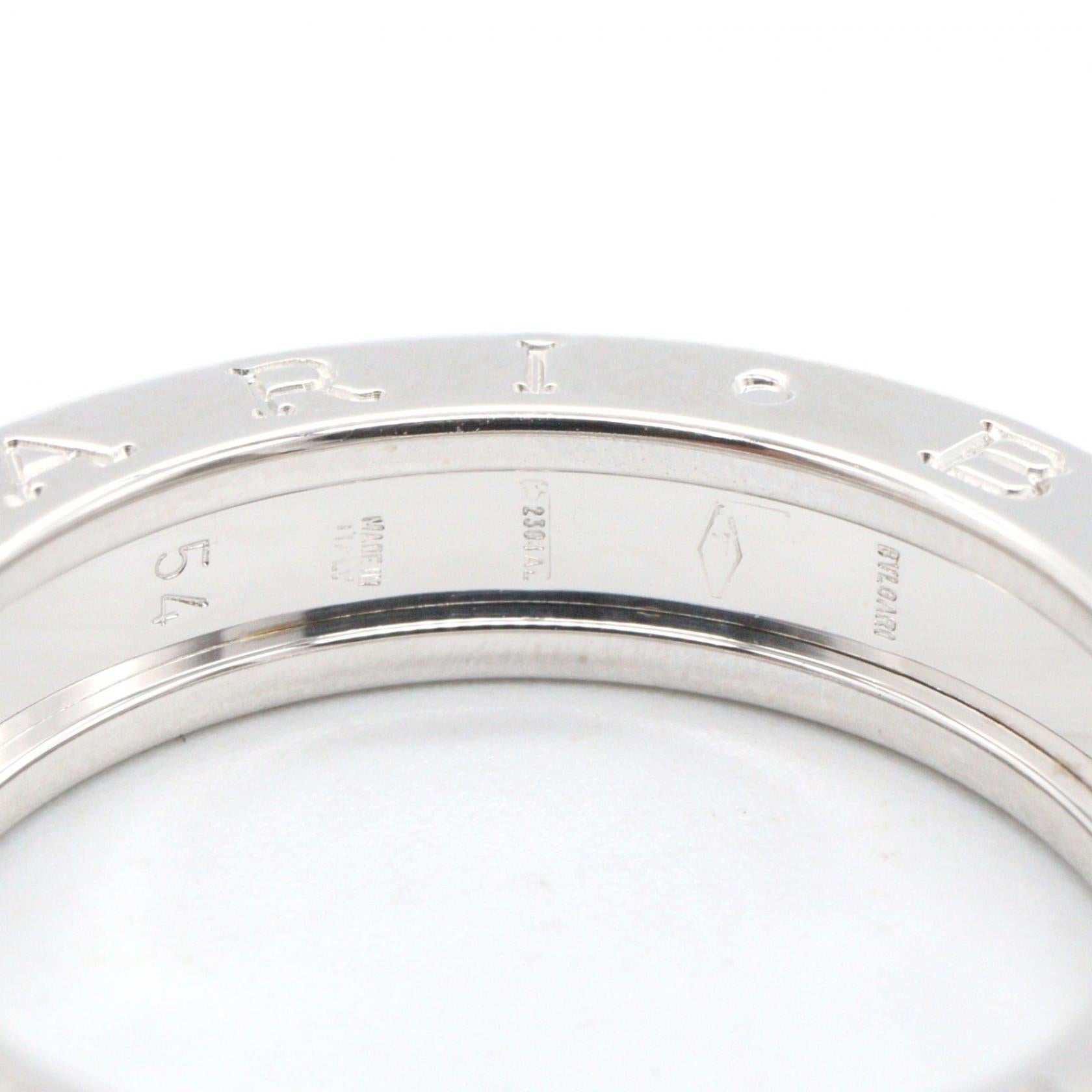 ブルガリ B-zero1 Au750ホワイトゴールド リング 13号