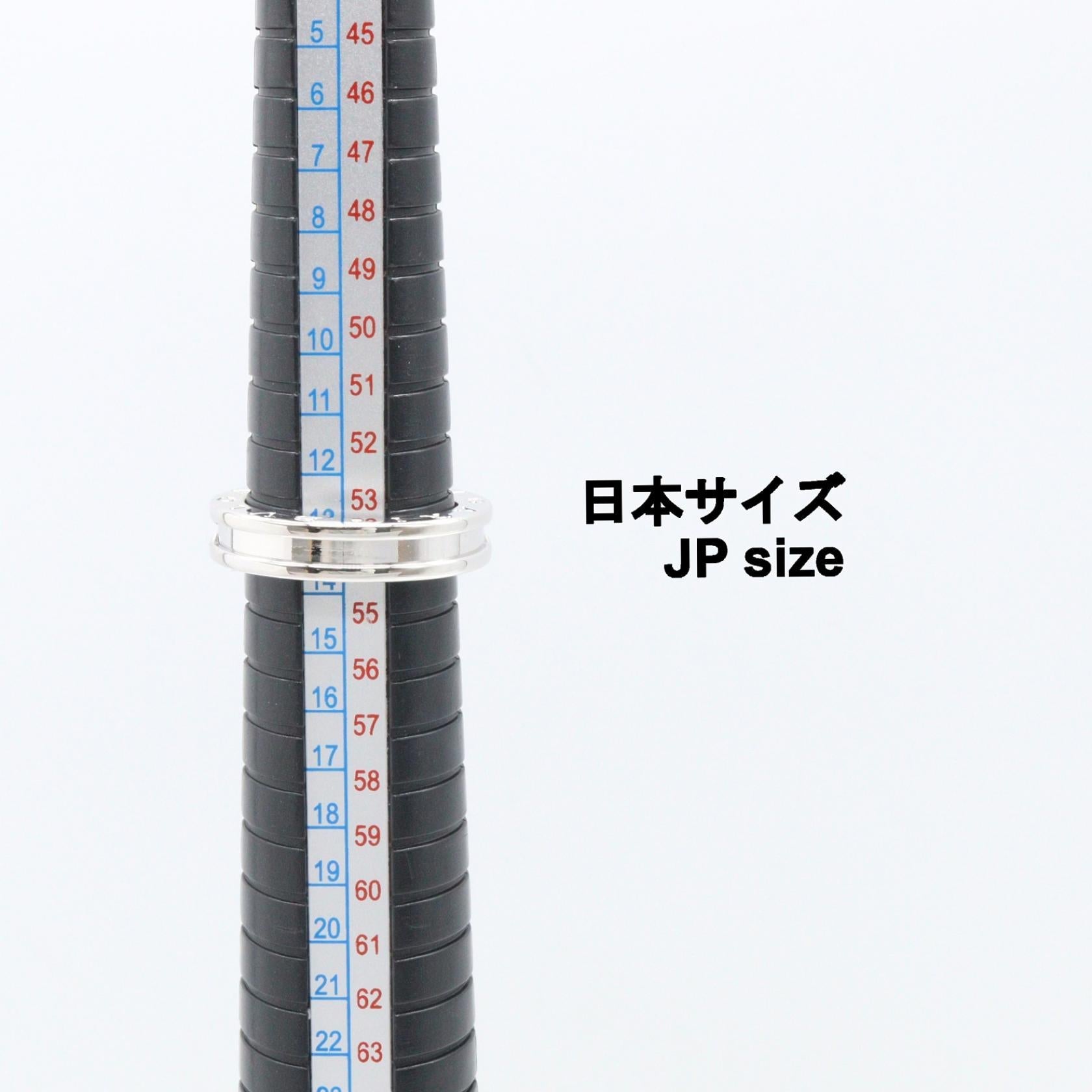 ブルガリ B-zero1 Au750ホワイトゴールド リング 13号