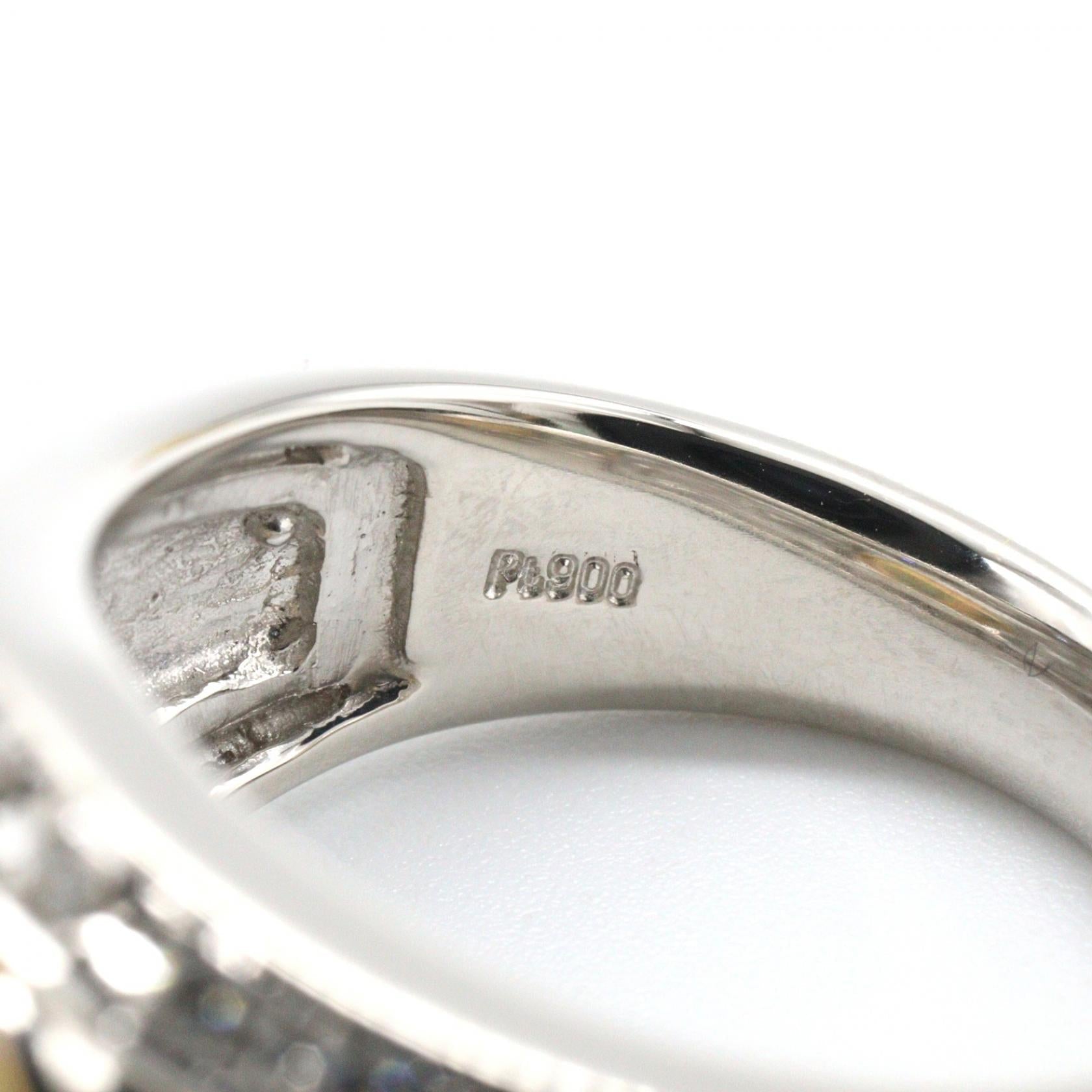 ジュエリー オパール Pt900プラチナダイヤモンドリング