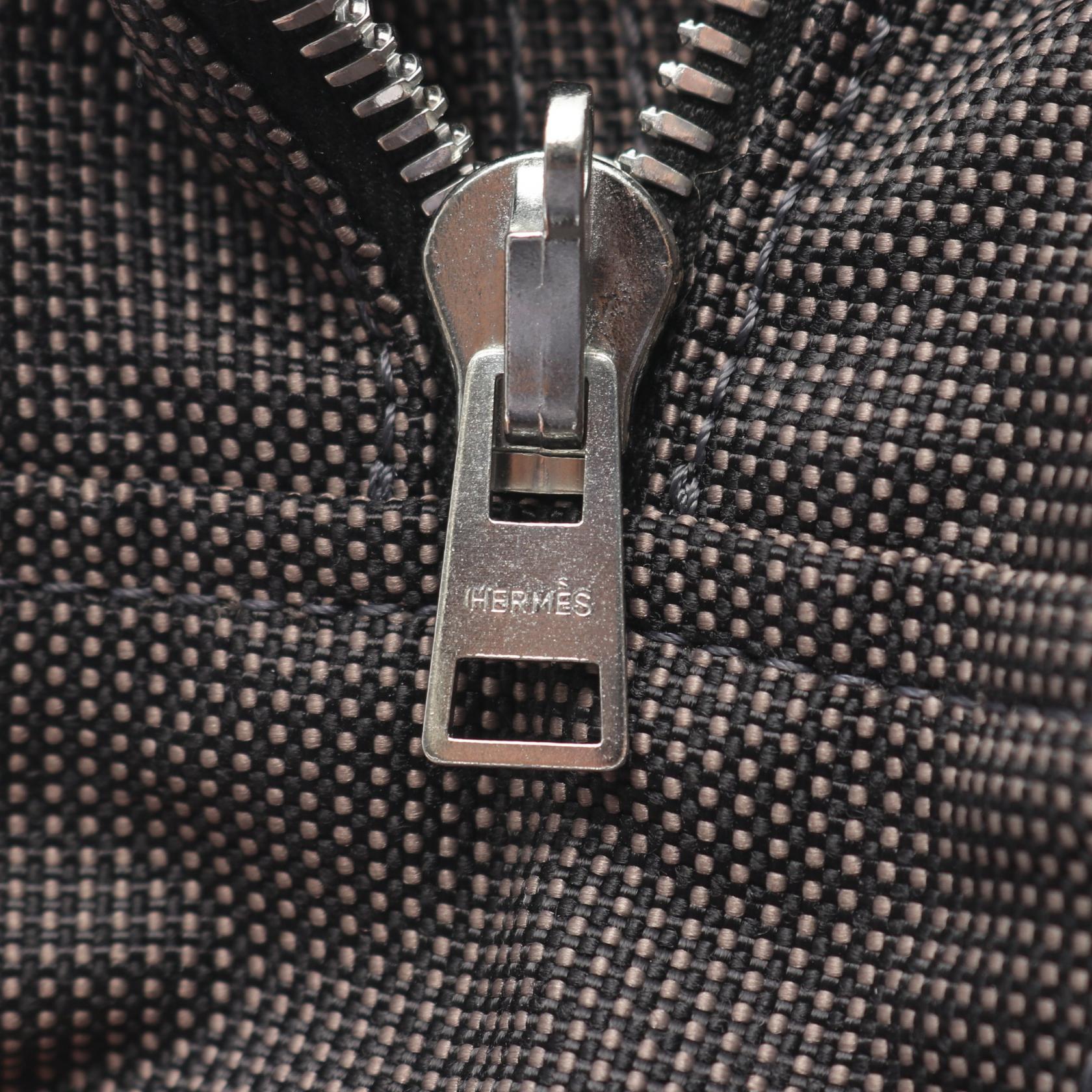エルメス エールラインMM ナイロンキャンバス トートバッグ