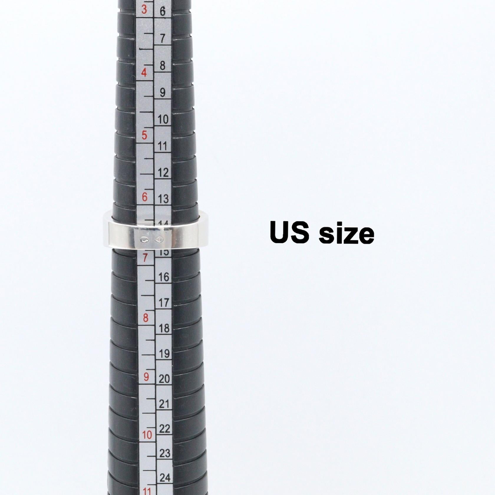 カルティエ タンク Au750ホワイトゴールド リング 13号