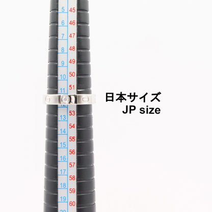 カルティエ ミニラブ K18ホワイトゴールド ダイヤモンド リング 11.5号