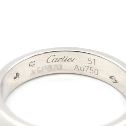 カルティエ ミニラブリング K18WG ダイヤモンド リング 10.5号