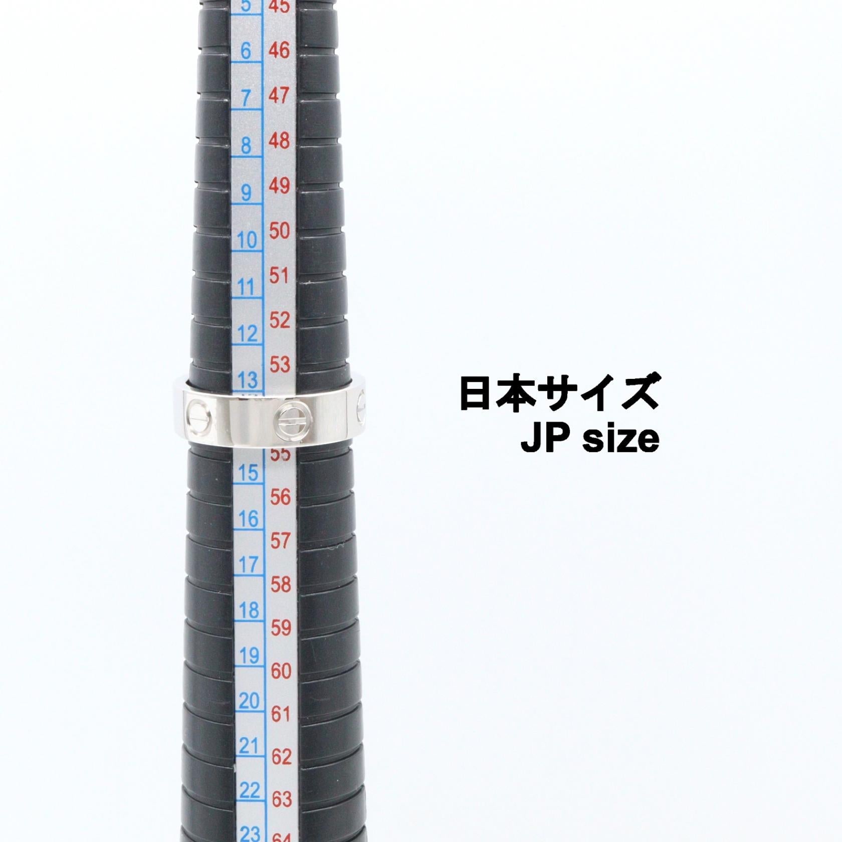 カルティエ ラブ Au750ホワイトゴールド リング 55号