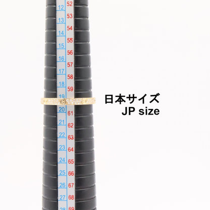 カルティエ ミニラブリング パヴェダイヤ Au750 リング 19号