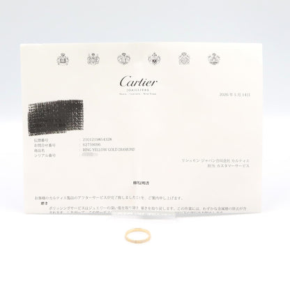 カルティエ ミニラブリング パヴェダイヤ Au750 リング 19号
