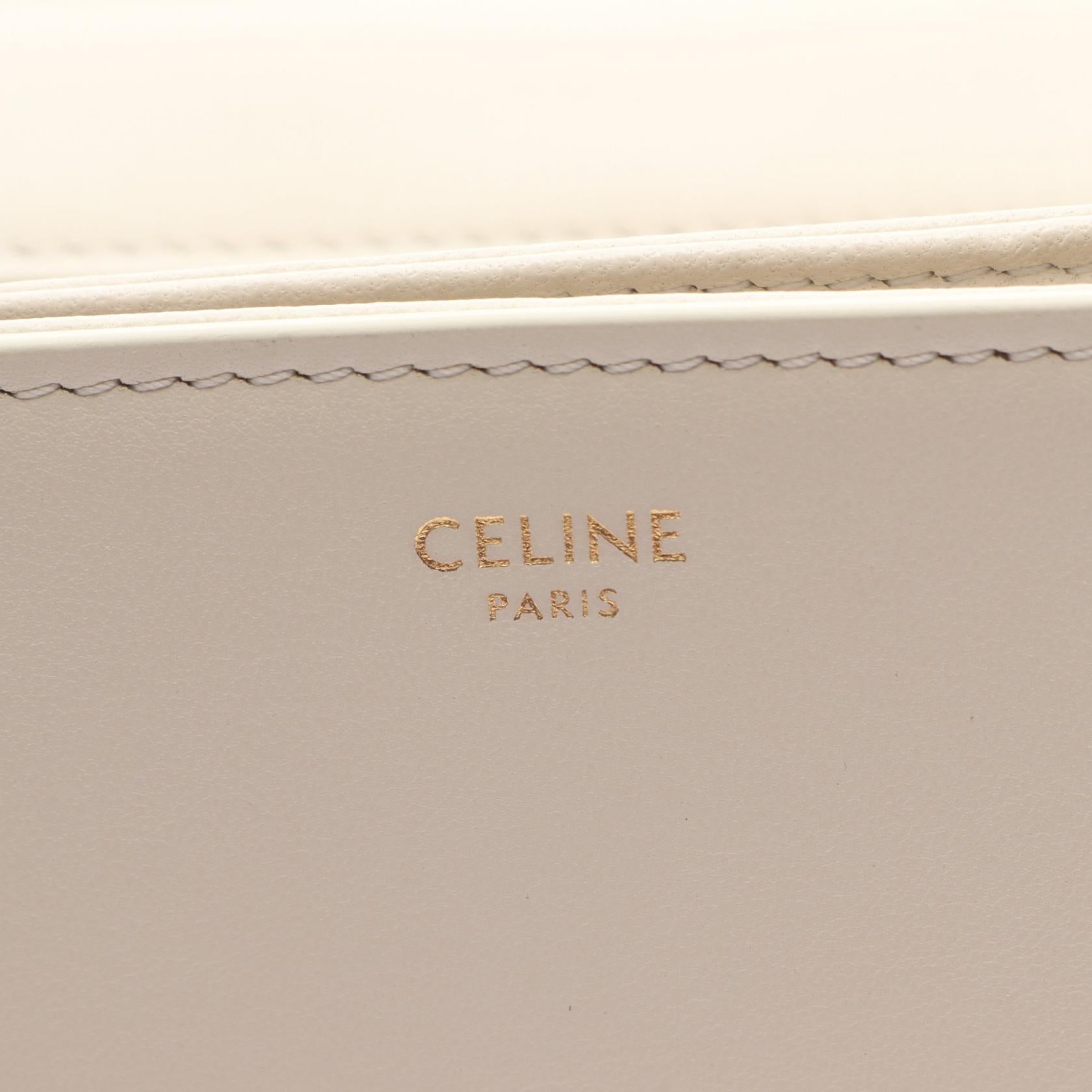 セリーヌ Medium Tabou レザーショルダーバッグ