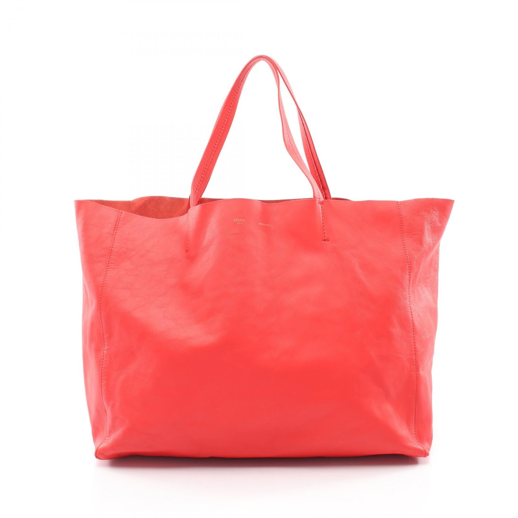 セリーヌ HORIZONTAL CABAS レザートートバッグ