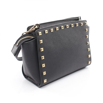 マイケルコース SELMA SUTUDDED MEDIUM MESSENGER レザーショルダーバッグ