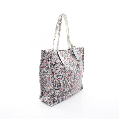 コーチ COACH × KEITH HARING キャンバス レザー トートバッグ