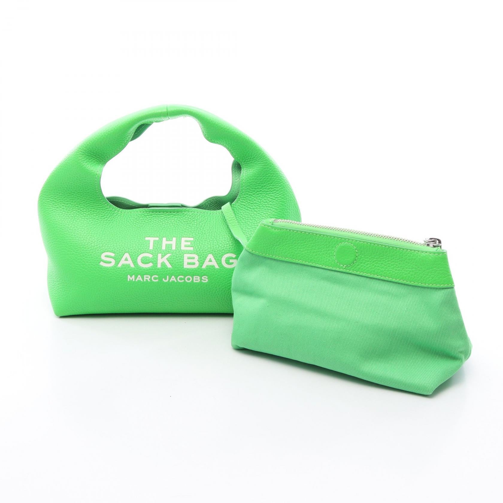 マークジェイコブス THE LEATHER SACK BAG MINI レザーハンドバッグ