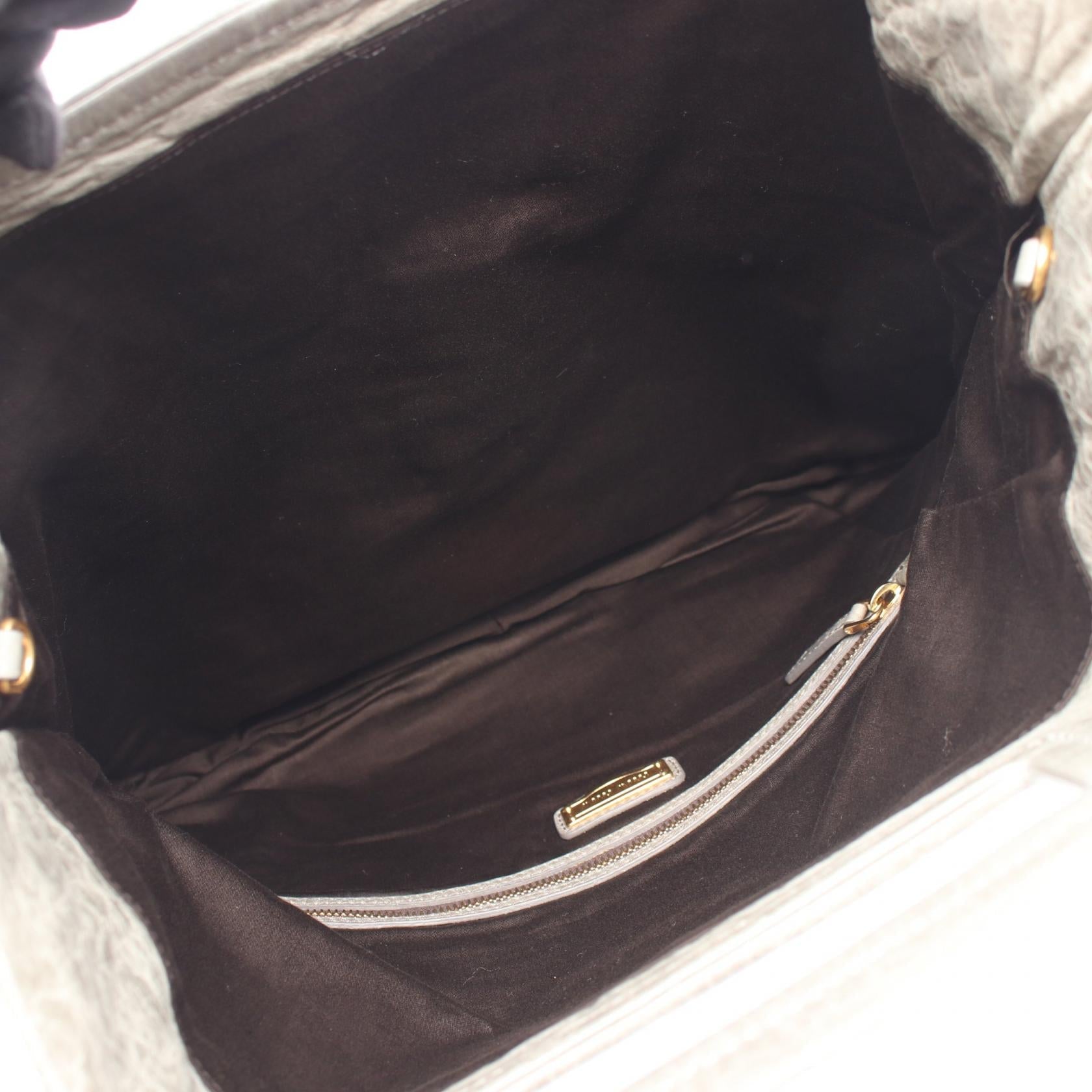 ミュウミュウ NAPPA CHARM レザー2wayハンドバッグ