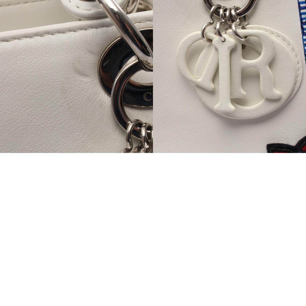 ディオール LADY DIOR レザー2wayハンドバッグ