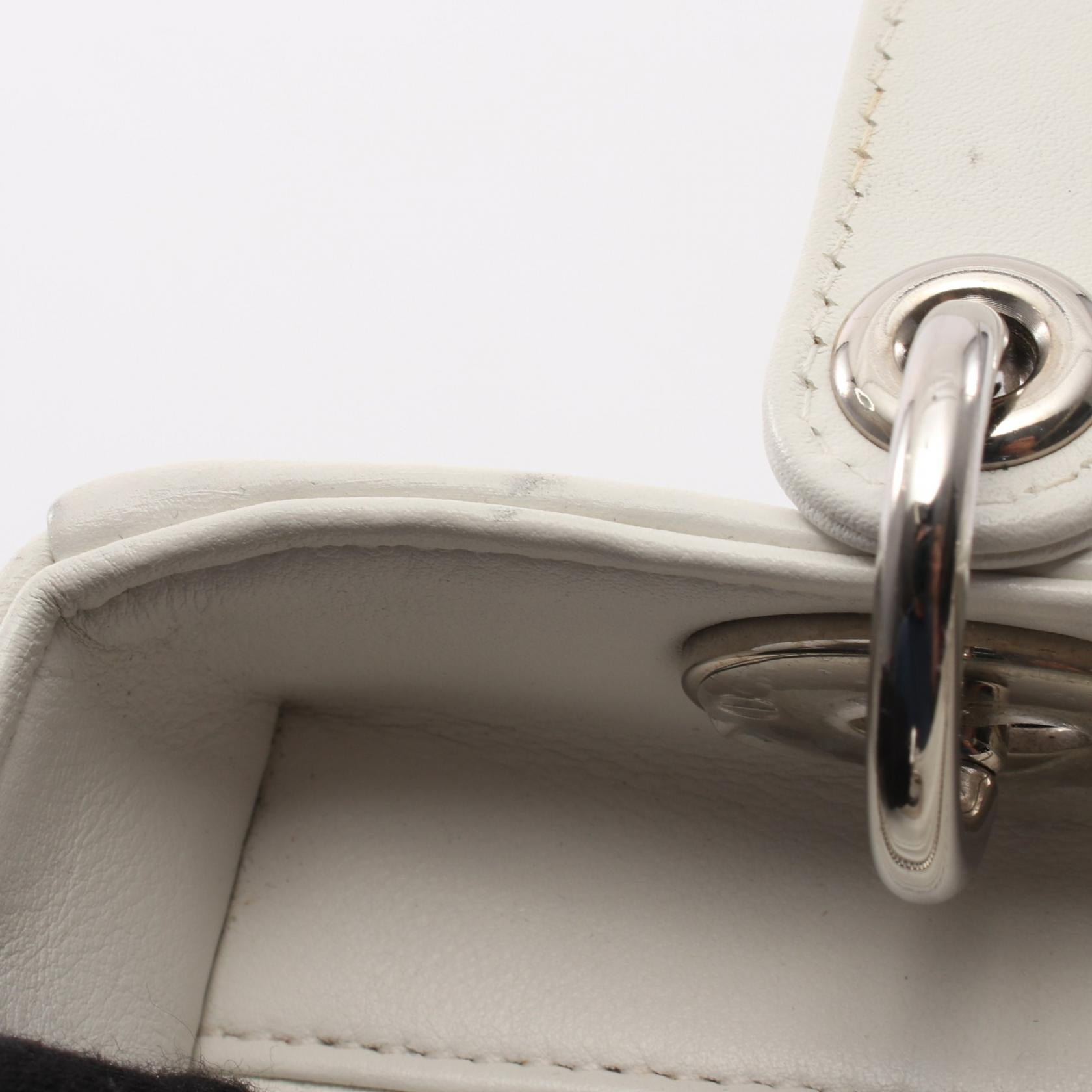 ディオール LADY DIOR レザー2wayハンドバッグ