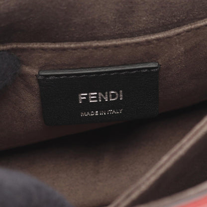 フェンディ MINI KAN I レザーショルダーバッグ