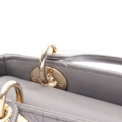 ディオール LADY DIOR MY ABCDIOR レザーハンドバッグ
