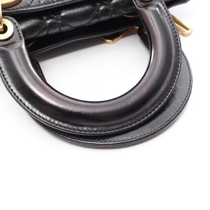 ディオール LADY DIOR MY ABCDIOR レザー 2wayハンドバッグ