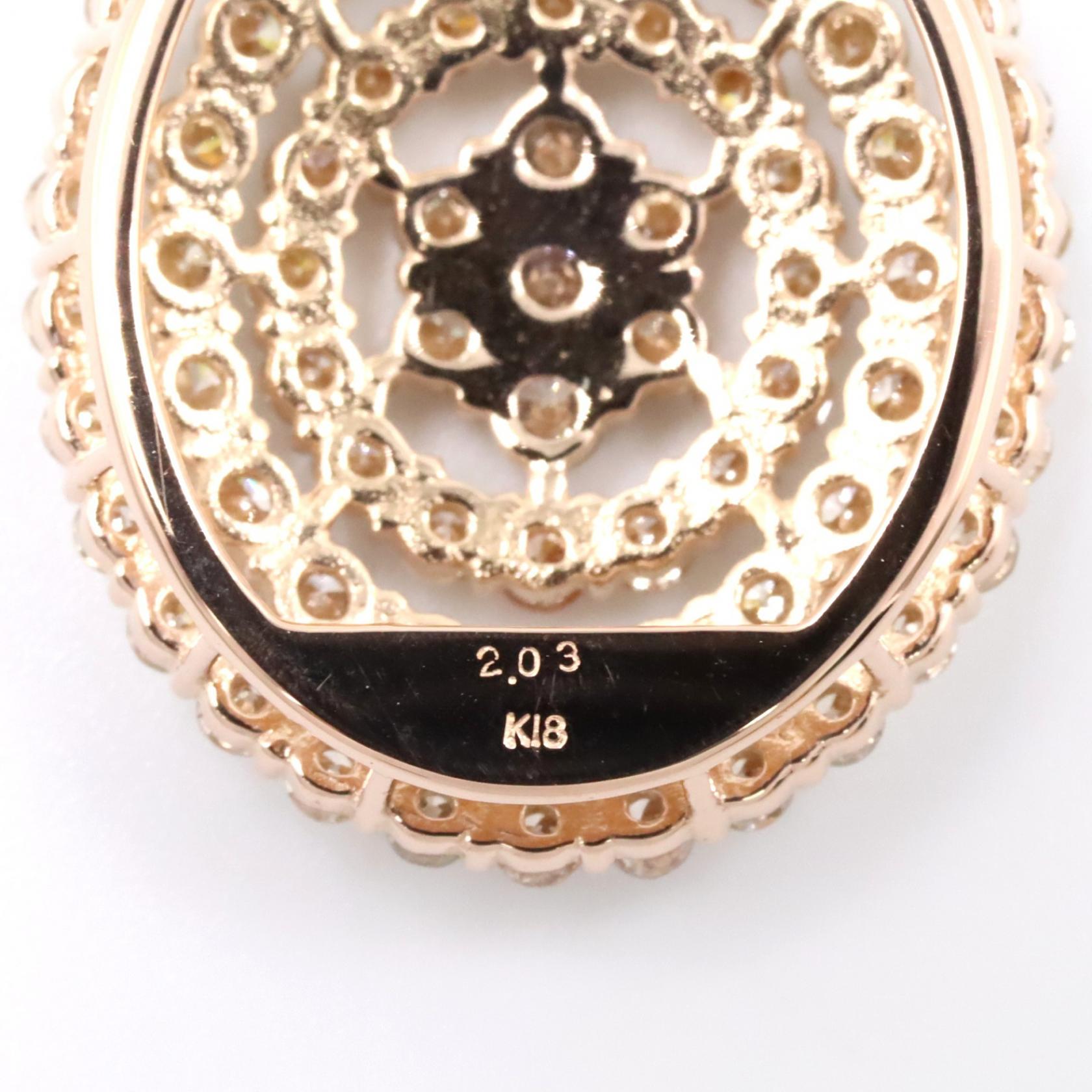 ジュエリー Au750ダイヤモンドネックレス