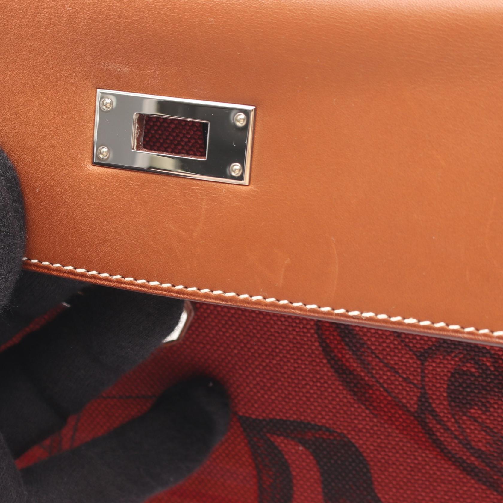 エルメス ケリー32 トワルクーベル ヴォーバレニア