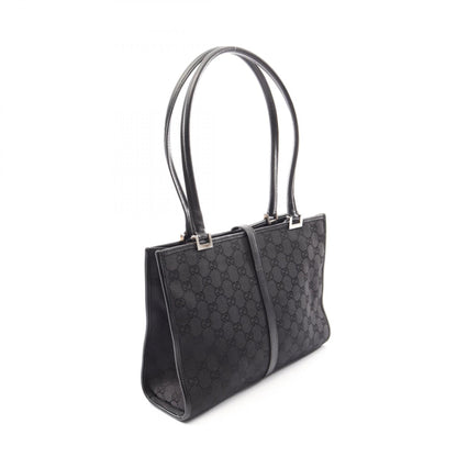 グッチ ジャッキー キャンバス レザー トートバッグ
