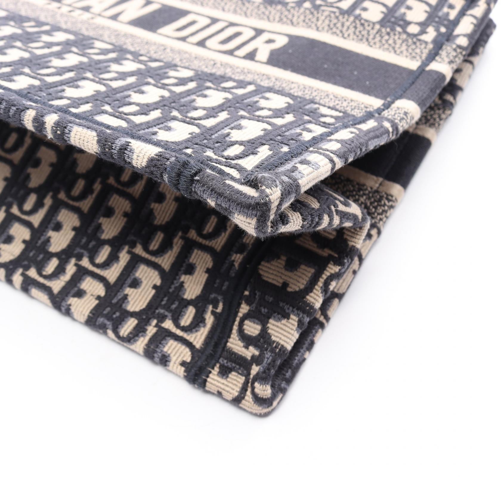 ディオール BOOK TOTE オブリークエンブロイダリー キャンバストートバッグ