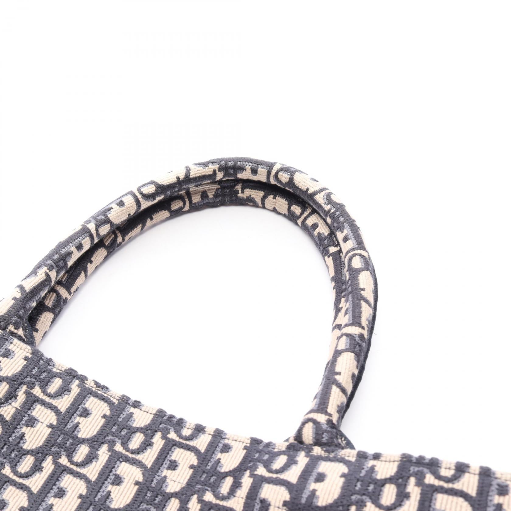 ディオール BOOK TOTE オブリークエンブロイダリー キャンバストートバッグ