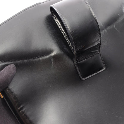 セリーヌ レザーショルダーバッグ