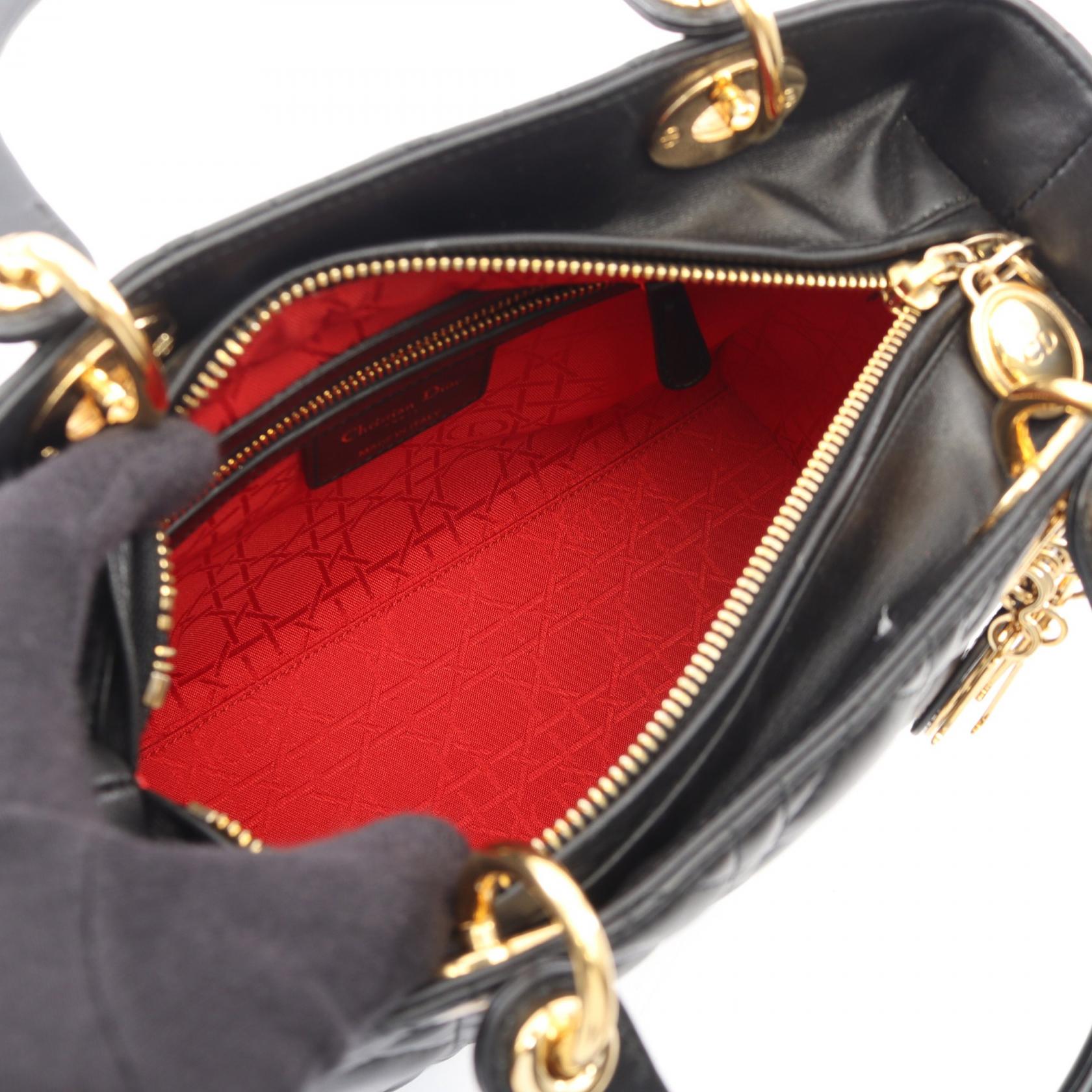 ディオール LADY DIOR レザー2wayバッグ