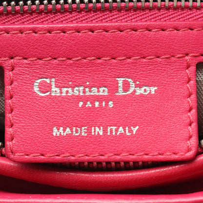 ディオール LADY DIOR レザー2wayハンドバッグ