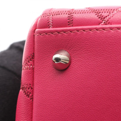 ディオール LADY DIOR レザー2wayハンドバッグ