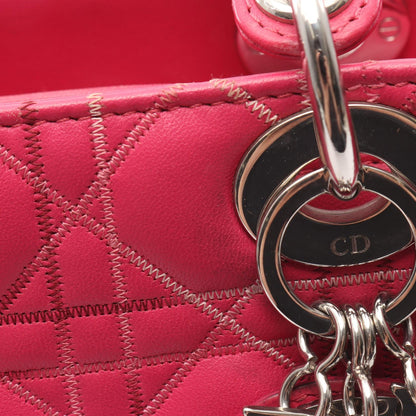 ディオール LADY DIOR レザー2wayハンドバッグ
