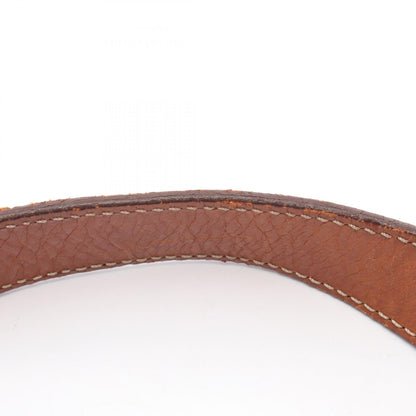 セリーヌ PVCコーティングキャンバス レザー ショルダーバッグ