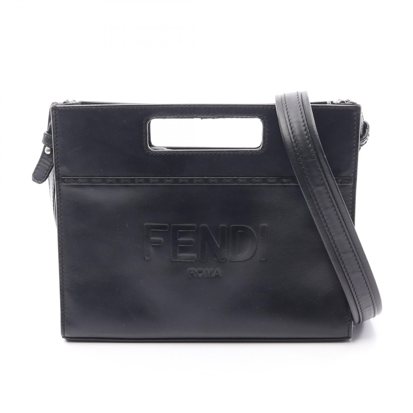 フェンディ レザー2WAYハンドバッグ
