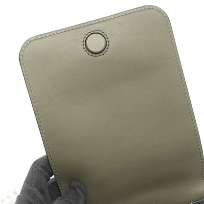 ロエベ GUSSET FLAT CROSSBODY レザーショルダーバッグ