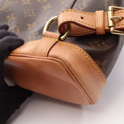 ルイヴィトン モンスリMM モノグラム コーティングキャンバス リュックサック