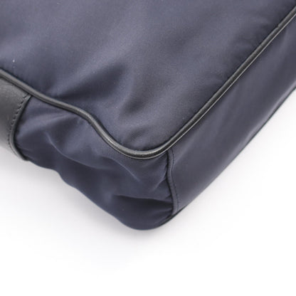 プラダ TESSUTO SOFT CALF ナイロンレザーショルダーバッグ