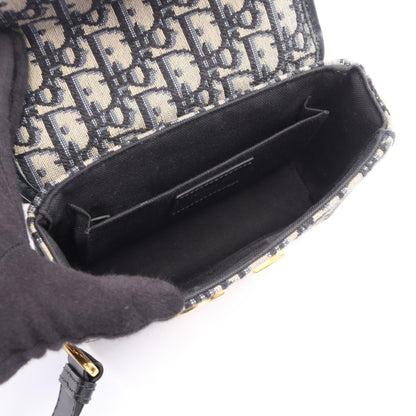 ディオール 30 MONTAIGNE オブリーク キャンバス レザー ショルダーバッグ