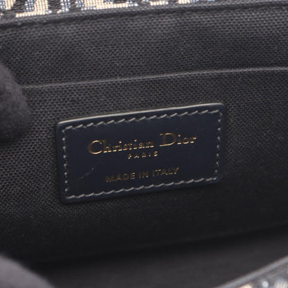 ディオール 30 MONTAIGNE オブリーク キャンバス レザー ショルダーバッグ