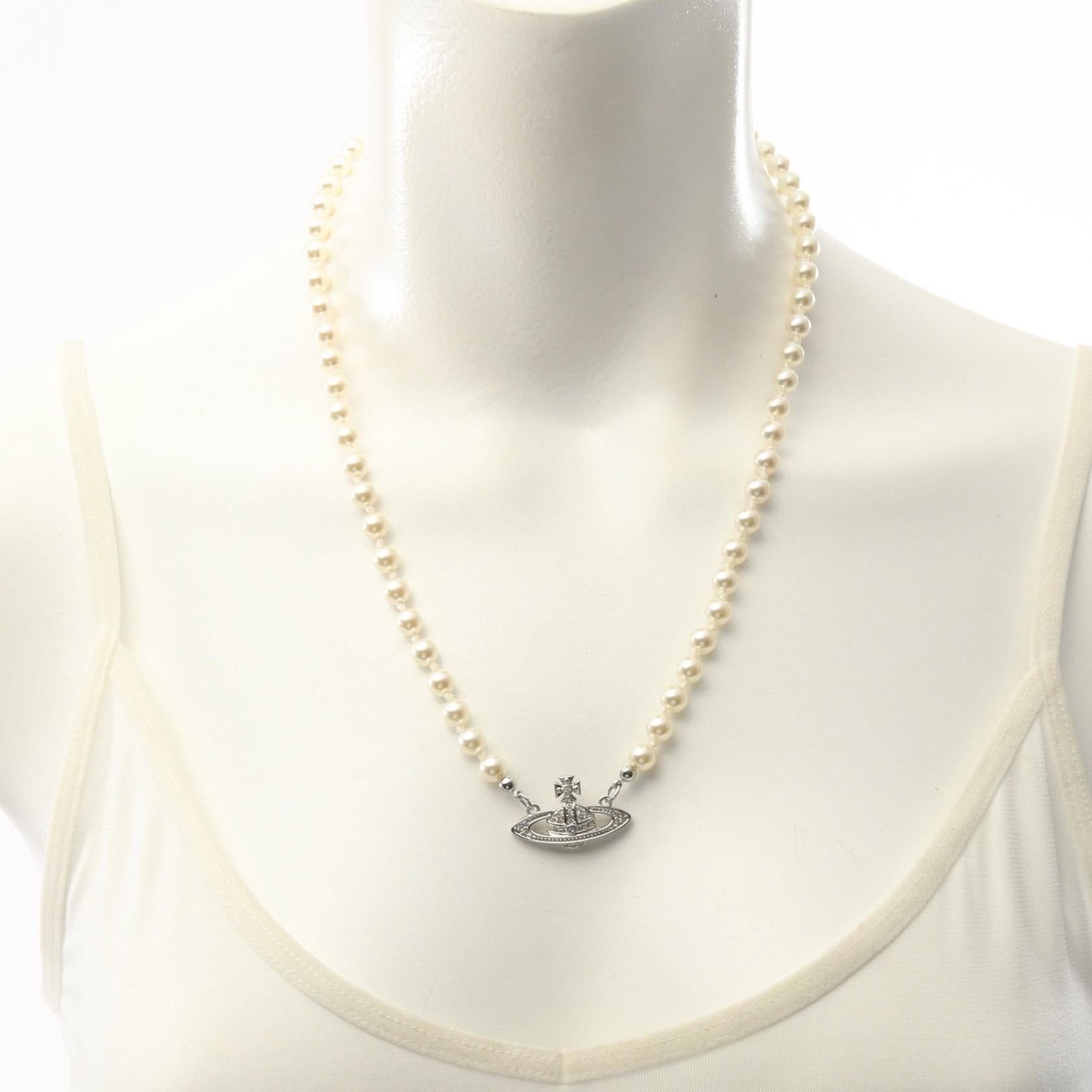 ヴィヴィアンウエストウッド MINI BAS RELIEF PEARL ネックレス