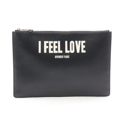 ジバンシィ I FEEL LOVE レザークラッチバッグ