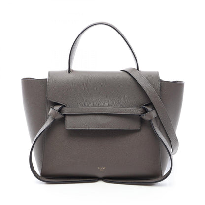 セリーヌ BELT BAG MICRO レザーハンドバッグ