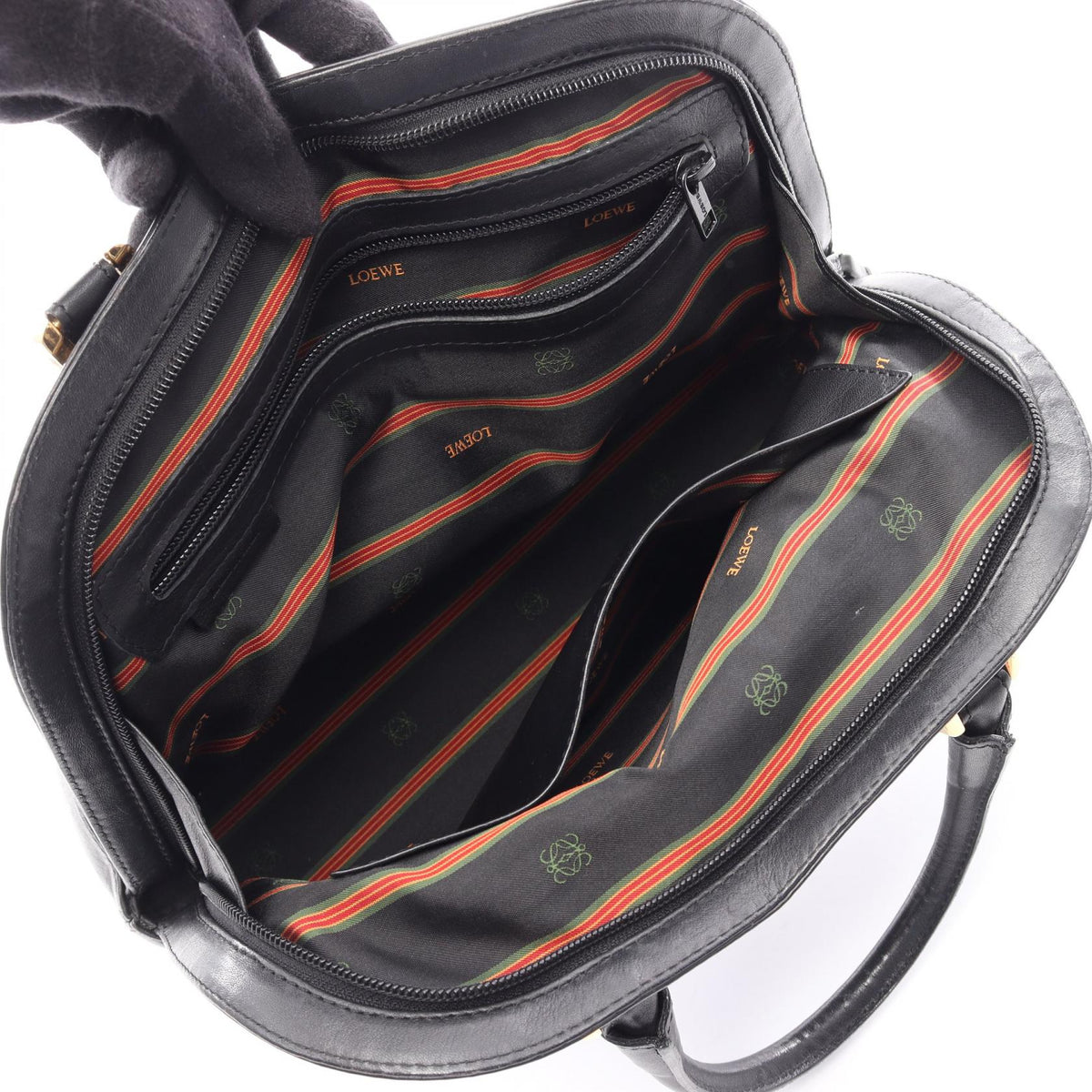 ロエベ アナグラム レザー2WAYハンドバッグ