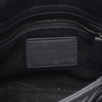 クリスチャンディオール LADY DIOR レザー ミニハンドバッグ