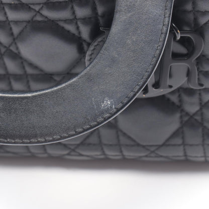 クリスチャンディオール LADY DIOR レザー ミニハンドバッグ